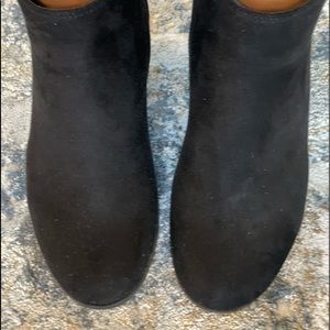 Soda Black wedge boots. Never worn. Size 6.5